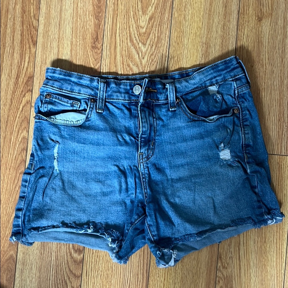 Blue Denim Women's Shorts